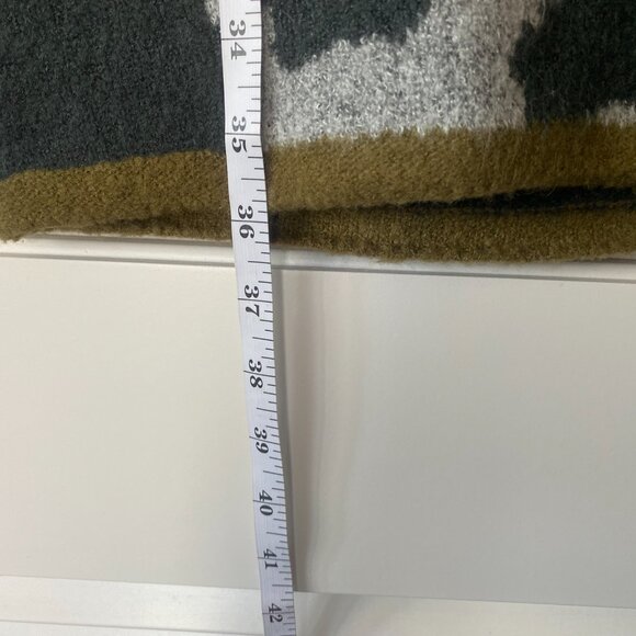 NWT Hem & Thread Callum Knit Mini Dress, Olive Purple Gray Leopard, Size S - Picture 3 of 6